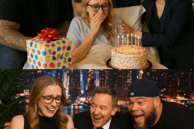 Tyrus, Greg Gutfeld and Jessica Tarlov visited Kat Timpf in the hospital