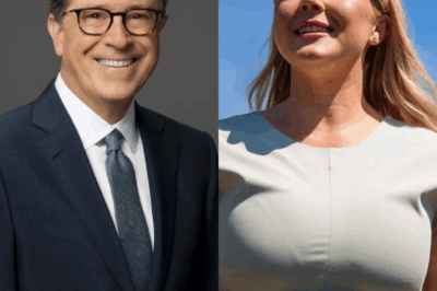 Karoline Leavitt Hijacks Stephen Colbert’s Stage in Fiery Clash Audience Gasped, Segment Cut Short