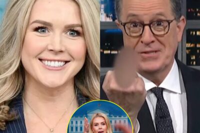 Karoline Leavitt Hijacks Stephen Colbert’s Stage in Fiery Clash.