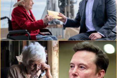 Uma mulher de 99 anos entregou a Elon Musk uma carta que mudou tudo.
