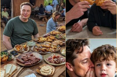 Elon Musk e seu filho X Æ A-Xii apresentam o impactante canal Mukbang.