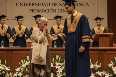 The garbage man’s son left the entire graduation hall silent and in tears with just one sentence.