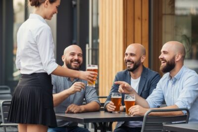 Truck driver lifts up arrogant waitress’s dress and ends up in the hospital