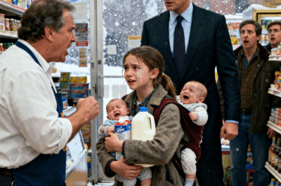 A little girl was kicked out of a store for stealing a box of milk for her two younger siblings. Suddenly, a millionaire saw the whole incident and stepped forward…