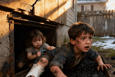 He crawled out of a forgotten basement with a broken leg, dragging his dying little sister toward the only remaining sliver of light. Their escape was not just survival but also a silent scream the world needed to hear.