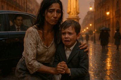 “Mom! Dad!” shouted the boy. The only one who stopped was a barefoot woman. What the millionaire father did next will leave you breathless.