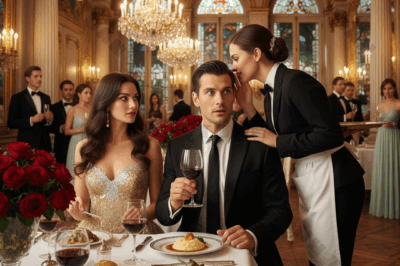 Shocking Discovery: Billionaire Exposes His Fiancée After the Waitress Whispered About Drugs in Her Glass