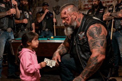 THE 9-YEAR-OLD GIRL AND THE TERRIFYING FIVE-DOLLAR BILL: SAVING HER DYING MOTHER, EXPOSING A MONSTER, AND TURNING A NOTORIOUS BIKER GANG INTO HEROES