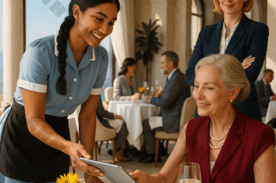 A humble waitress helped a millionaire’s deaf mother. What she revealed left everyone speechless.