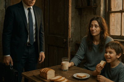 When a billionaire CEO noticed a poor mother using a gift card to buy only bread and milk, he quietly followed her home and what he saw brought him to tears.