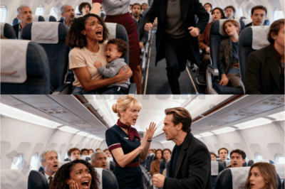 Racist flight attendant slaps a mother carrying her baby on the plane, but the billionaire who witnessed it does something that makes the entire cabin fall silent in shock