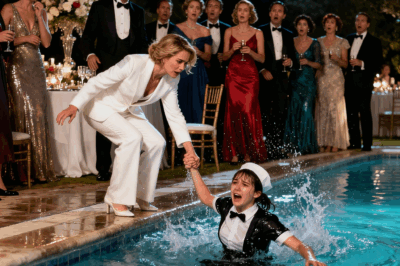 A poor waitress is pushed into the pool while everyone laughs, and then a millionaire walks in, making the ending truly surprising…
