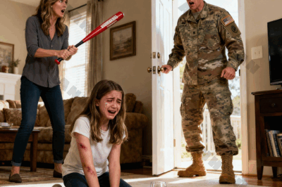 When a soldier returned home, he witnessed his daughter being brutally beaten by his wife.