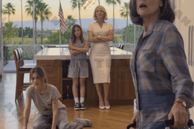 I flew back from New York after eight years to surprise my daughter, but when I walked into her home in Los Angeles and saw her on her knees, trembling as she scrubbed her mother-in-law’s kitchen floor while that woman muttered that she was “only good for cleaning,” something inside me shifted, and what I did next left the entire family speechless.