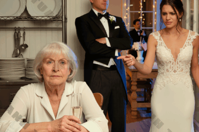 My daughter-in-law seated me in the kitchen during my son’s wedding. I smiled, took out my phone, and said six words that changed everything.
