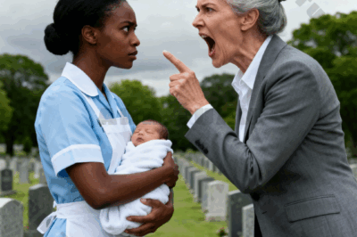 A billionaire visited her son’s grave and saw a Black waitress crying with a child. She was shocked!