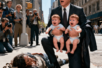 The billionaire was stunned when he discovered that the 2-year-old twins of the homeless woman had faces exactly like his.