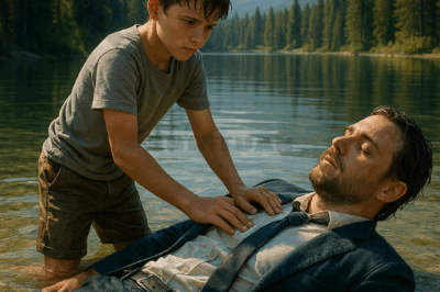Saving a Stranger in a Suit, the 12-Year-Old Boy Never Expected Him to Do This.