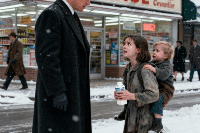 Begging for a box of milk for her baby brother, the homeless girl never expected the millionaire’s response to change her entire life.