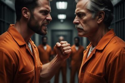 “Unbelievable within these walls! The prison’s most feared thug thought he was intimidating a defenseless old man… but what he discovered seconds later turned him pale: the dark and deadly past of the man no one dared to touch.”