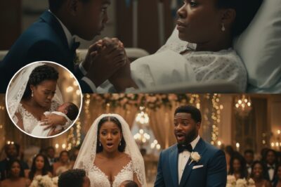 SHOCKING SCENE AT WEDDING! In this entirely fictional story, a nine-year-old boy burst into the ceremony carrying a baby in his arms, leaving everyone in shock. What he said in front of the crowd—a secret no one could have imagined, one that would change the family’s history forever—made the bride let out a scream that echoed throughout the church… The final twist is absolutely astonishing!