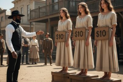 Black widower buys 4 young women at auction, takes them home and marries them off to his sons…