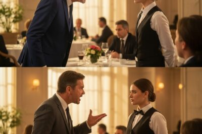 “’You don’t deserve a tip!’ the billionaire shouted in front of the entire restaurant, humiliating the young waitress without imagining that someone very unexpected was watching from the table in the back… What happened next left everyone stunned: a twist so shocking, so full of mystery, justice, and hidden revelations, that it completely transformed the businessman’s life and turned the humble waitress into the protagonist of an amazing story.”