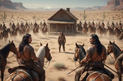 Two hundred Apache warriors surrounded the cabin — but the chief’s daughter only looked at the cowboy.