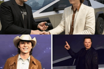 History Rewritten: Elon Musk Surprises America by Giving Tesla Cybertruck to Runner-Up John Foster in Unbelievable Finale Twist