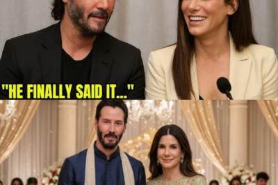“In a Parallel Hollywood Meltdown 🌪️ Keanu Reeves FICTIONALLY Breaks His Silence on the Rumored ‘Secret Marriage’ to Sandra Bullock — A Hidden Ceremony, Vanished Rings, and a Pact Allegedly Written Under Moonlight That Sends Fans Into a Frenzy of Shock, Suspicion, and Heart-Thumping Intrigue 💍🔥” — In this imagined scandal, insiders swear Keanu hinted at a long-lost moment in a candlelit chapel, sparking rabid theories that a whispered vow, a missing witness, and a forgotten promise were the real reasons he finally decided to speak out👇