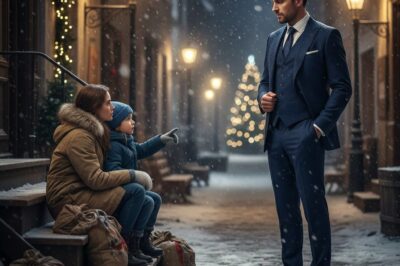 “Sir, can you tell Santa we’re moving?” — A child said to the boss of a poor single mother.