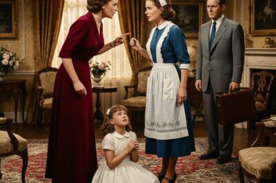 A wealthy father returns home and is astonished to discover that his governess is bravely defending his blind daughter.