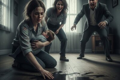 The stepmother laughed drunkenly as she forced her stepdaughter to scrub the floors and care for the baby until she was completely exhausted, until the millionaire father came home, saw everything and roared: “Get out of my house right now!”