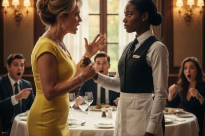 Everyone Feared the Millionaire’s Wife — Until the New Waitress Made Her Look Ridiculous And…….