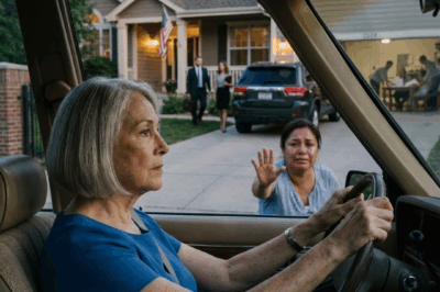 “Don’t go in, please leave right now,” the housekeeper said, close to tears, and I stopped in my tracks. After a full year of silence, my daughter had texted, “Mom, can we have dinner? I miss you.” I had barely reached the gate when the housekeeper ran out, waving me back like it was urgent. I pulled over nearby and waited. And just a few minutes later, I finally understood why everything had been so quiet for the past year.