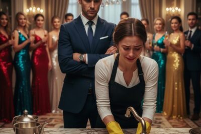 They forced her to wash dishes at the party… but they didn’t know her millionaire husband owned the mansion.