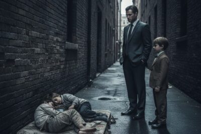 “DAD, THOSE KIDS IN THE TRASH LOOK JUST LIKE ME!”