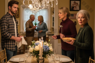 At the dinner my son invited me to, I froze when I saw a neatly set place at the table for my husband, who had passed away two years ago. When I asked why, my son suddenly turned pale and said, “Mom, there’s something we’ve never told you.”