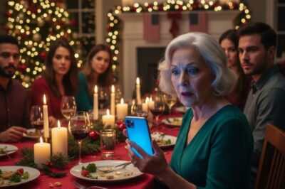 On Christmas night, my son invited me to a “perfect family dinner.” The table was set, the candles were lit, my grandkids were running around in their pajamas… and for the first time in years, I felt like maybe I wasn’t going to spend the holidays alone in my little house at the end of a quiet street.