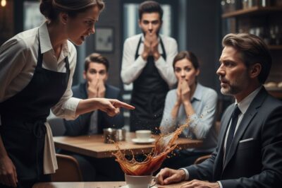 Everyone was afraid of the millionaire… until the new waitress silenced him in front of everyone.