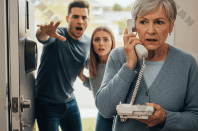 I woke up to a strange noise at the door. When I looked through the peephole, my daughter and son-in-law were standing there, breathing hard, clutching something in their hands, their eyes fixed on me. I stepped back. A gentle voice behind me whispered, “Let them in…” and everything that happened next sent chills down my spine.