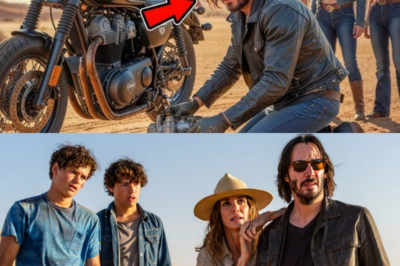 “Keanu Reeves and Sandra Bullock Hit the Open Desert Highway 🏜️… Only to Discover Two STRANDED BIKERS—And What the Duo Did Next IGNITED a Shockwave That Left Even the Bikers SPEECHLESS!” In this fictional tabloid eruption, the sun-scorched silence explodes as the Hollywood pair leap into action with a twist so bold, so dangerously heroic, the bikers swear they witnessed a scene ripped straight from an action blockbuster—and the desert hasn’t stopped whispering since 👇