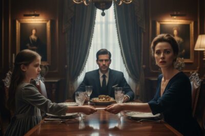 During dinner, my daughter quietly slid a folded note toward me. “Pretend you’re sick and leave,” it said. I didn’t know why—but something in her eyes told me to trust her. So I did what she asked and walked out. Ten minutes later… I finally understood why she had warned me.