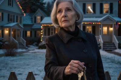 At Christmas dinner at my son’s house, he looked at me and said, “This year Christmas is only for the immediate family, it’ll be better without you,” and while I was still in shock, as everyone raised their glasses my phone suddenly rang from an unknown number saying, “Go home now, trust me, leave immediately,” and when I opened my own front door I couldn’t believe what I was seeing.