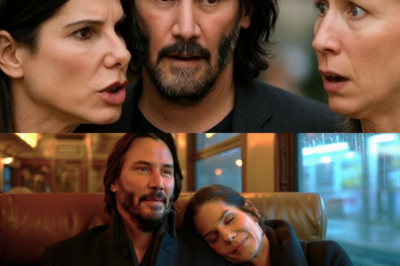 They Boarded As Polite Strangers With Polished Smiles ✈️ But By The Time The Cabin Lights Dimmed And Sandra’s Head Drifted Onto Keanu’s Shoulder, Witnesses Swear The Air Turned Electric, Whispers Crawled Down The Aisle, And A Single, Silent Moment Rewrote Everything Fans Thought They Knew About Hollywood’s Most Carefully Guarded Hearts — In this deliciously overcaffeinated retelling, our narrator clutches their pearls and snarls at the coincidence, hinting that this “accidental nap” felt less like fatigue and more like fate throwing a tantrum while publicists conveniently looked away and destiny buckled its seatbelt