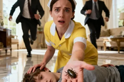 The millionaire’s son lay motionless on the marble floor, his eyes closed and his body cold with shock, while the maid knelt beside him, her hands trembling, holding something small, dark… and moving-NANA