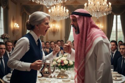 A millionaire shouted at a waitress in Arabic; seconds later, she responded fluently.