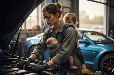 Nine Experts Refused to Repair His $3 Million Bugatti Engine, But When He Walked Into My Humble Garage and Saw Me With My Baby in My Arms, the Miracle No One Expected Happened.