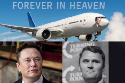 In a stunning tribute, Elon Musk pilots a Boeing 777 through the heavens, spelling out a silver message to honor Charlie Kirk’s eternal legacy.