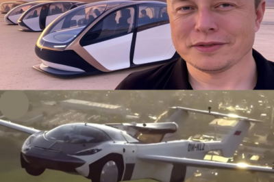 Elon Musk unveils the flying Tesla car prototype, a groundbreaking leap that could redefine the future of travel